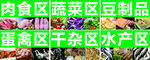 菜市场指示牌