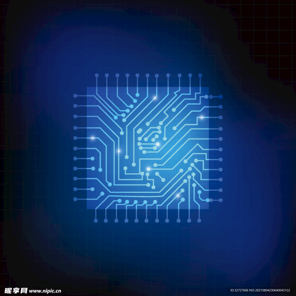 蓝色芯片电路科技