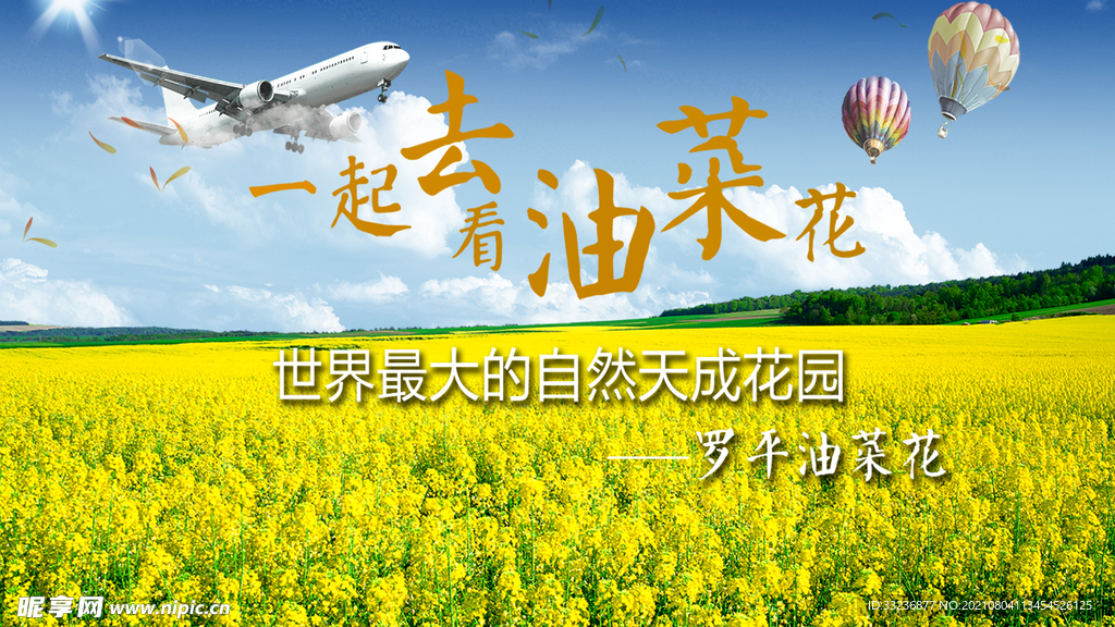 一起去看油菜花