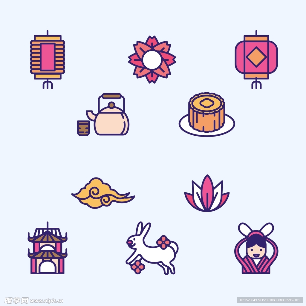 中秋节图标