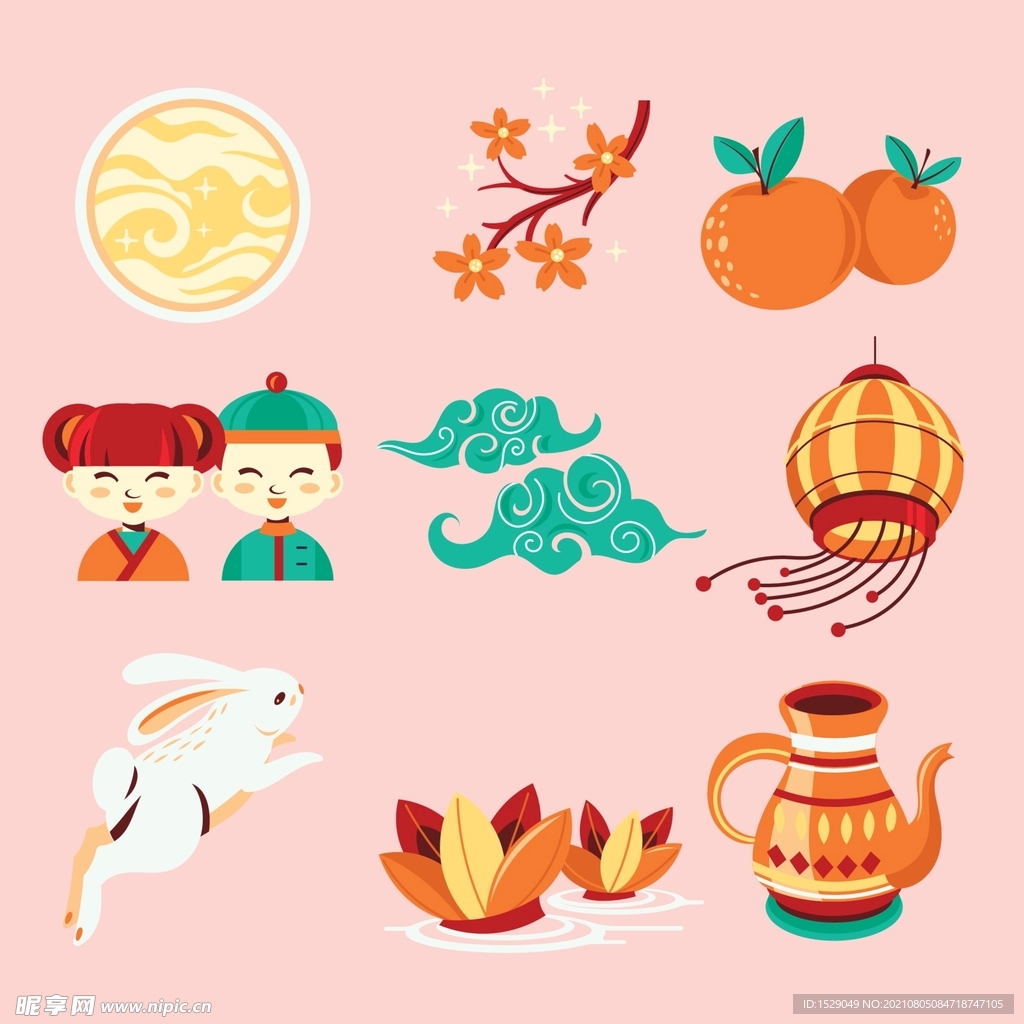 中秋节图标  