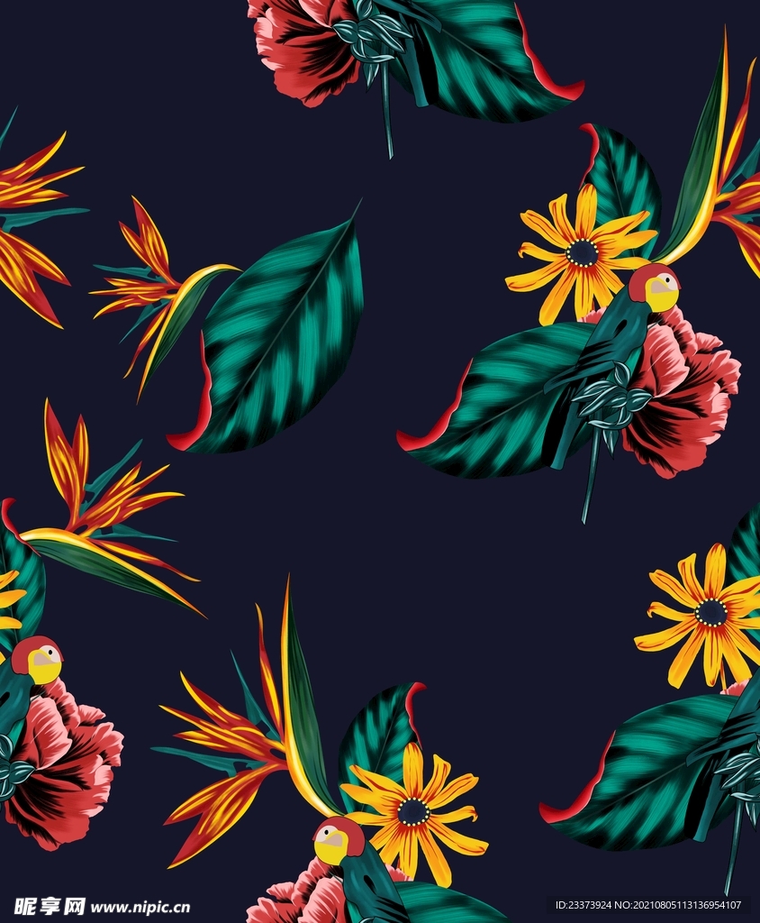 手绘花