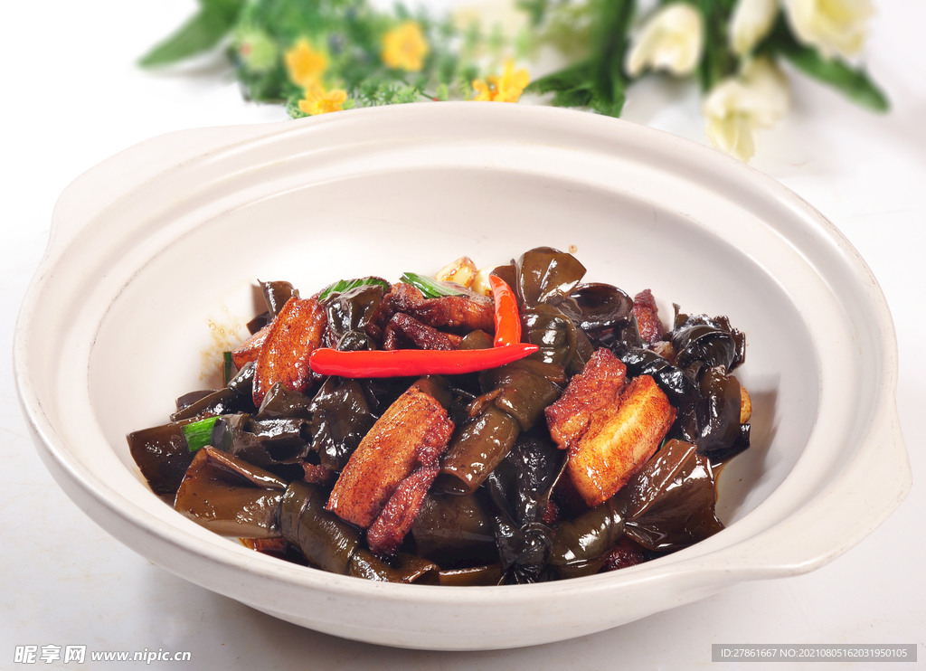 海带结烧肉