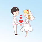  新婚的夫妻 