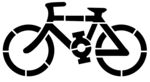 自行车喷涂标识