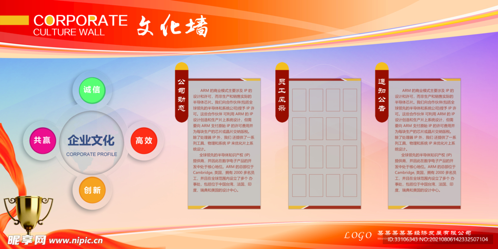 企业展板