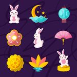 中秋节图标 