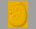  CAD浮雕装饰画3D模型