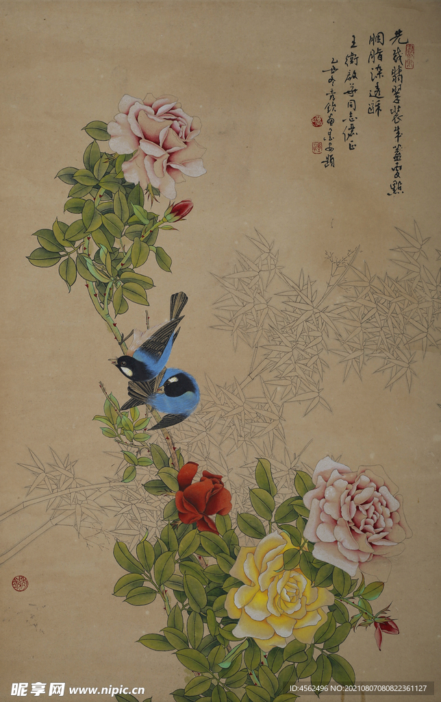 工笔花鸟