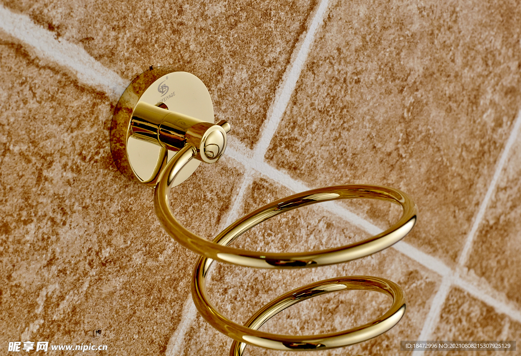 全铜挂件 吹风机架 浴室挂件 