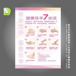 健康洗手展板