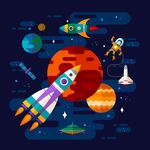 卡通太空