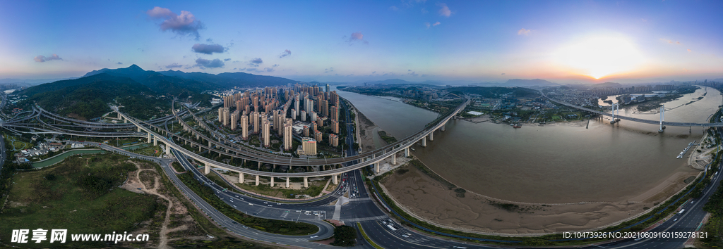 福州马尾区全景图