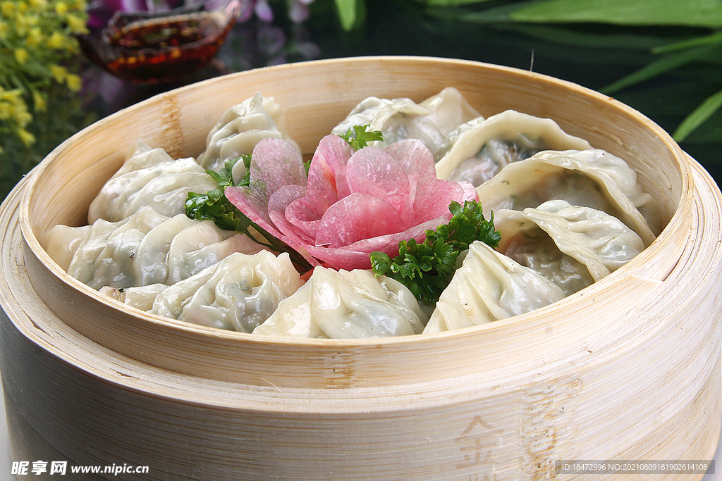 鲜虾蒸饺