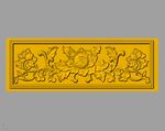 CAD浮雕装饰画3D模型