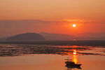 鄱阳湖夕阳