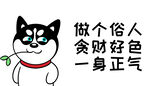 哈士奇车贴          