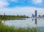 阅海湾水上公园 公园湖景