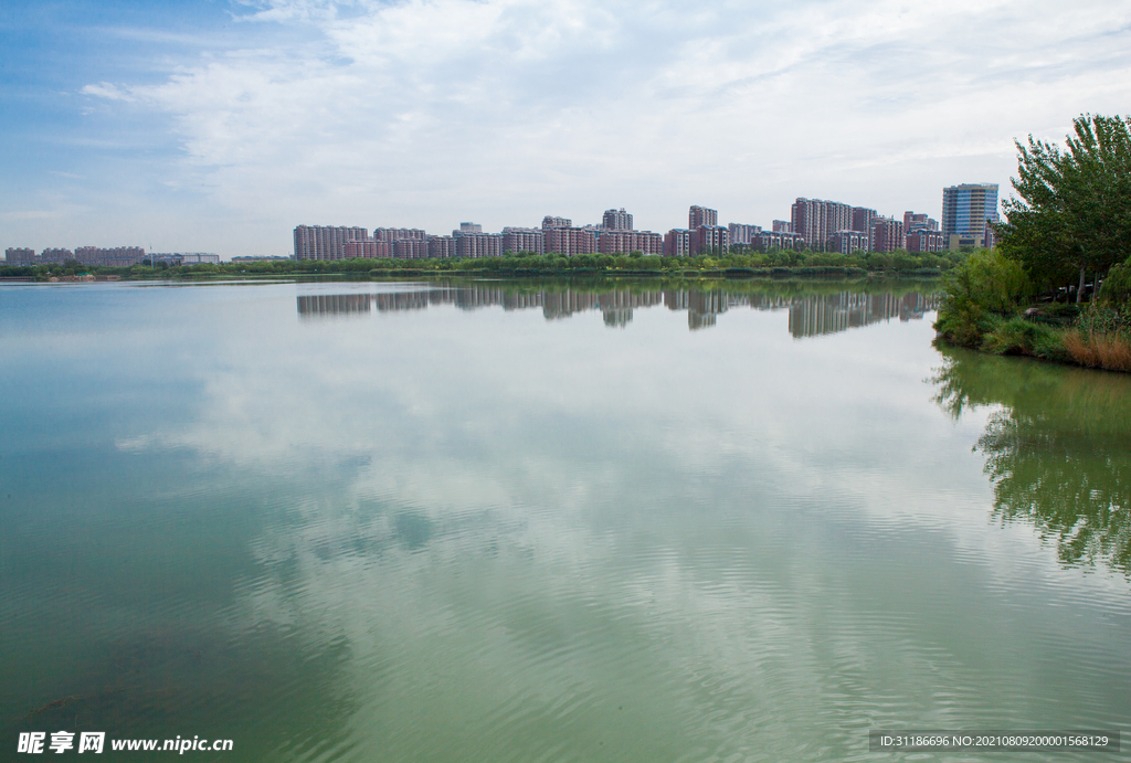 阅海湾水上公园 公园湖景