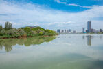 阅海湾水上公园 公园湖景