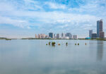 阅海湾水上公园 公园湖景