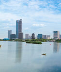 阅海湾水上公园 公园湖景