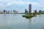 阅海湾水上公园 公园湖景