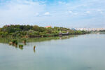 阅海湾水上公园 公园湖景