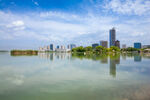 阅海湾水上公园 公园湖景