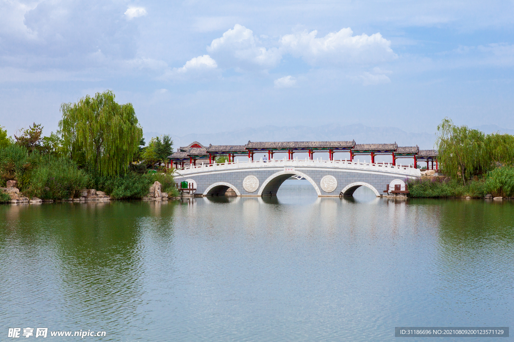 阅海湾水上公园 公园湖景