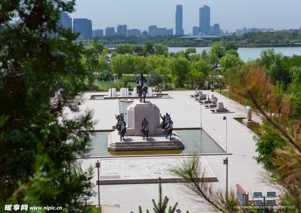 阅海湾水上公园 西夏文化园