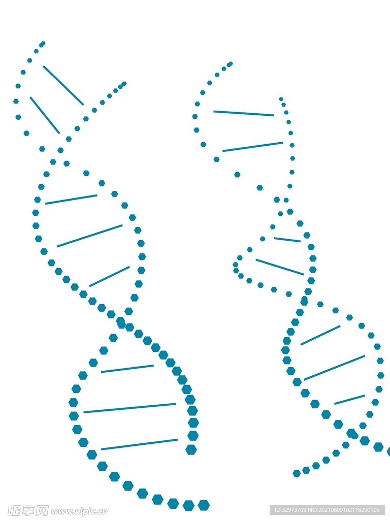 基因链  科技感 几何形状