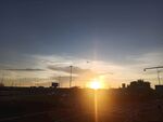 路边天空夕阳