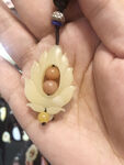 莲花玉挂饰