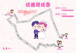 婚礼路线