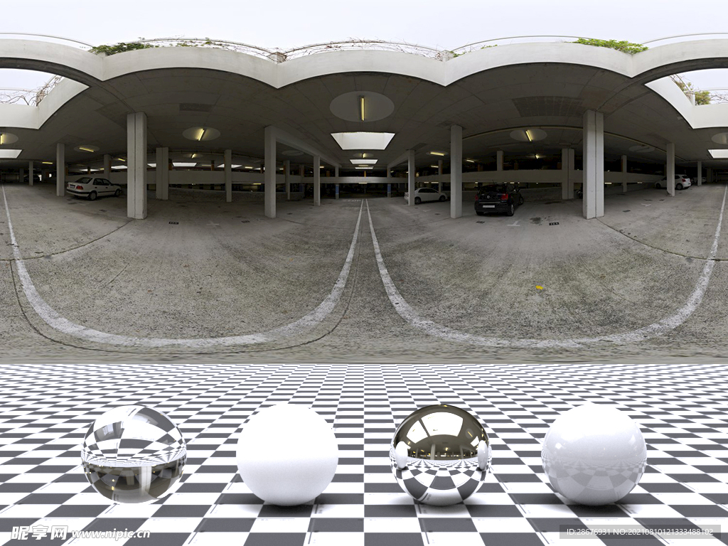 C4D城市街道贴图HDR贴图