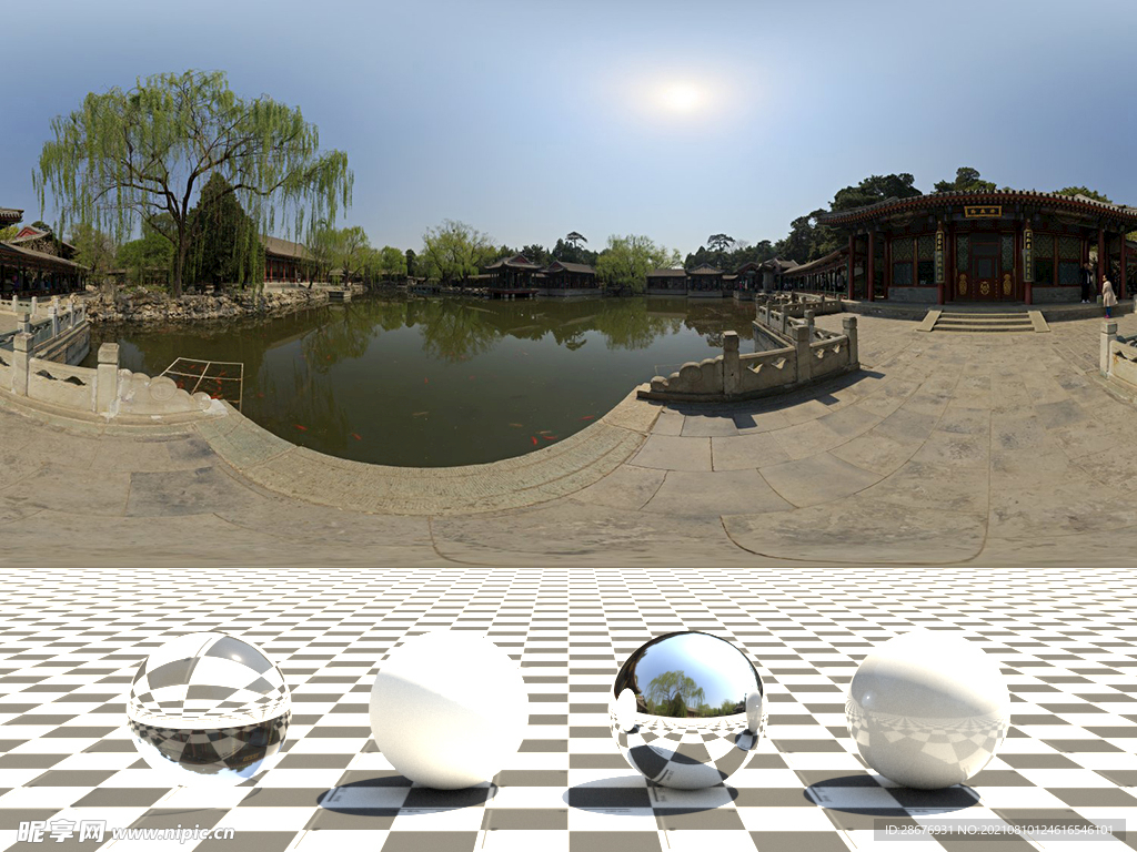 C4D城市街道贴图HDR贴图