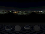 C4D城市夜景贴图HDR贴图