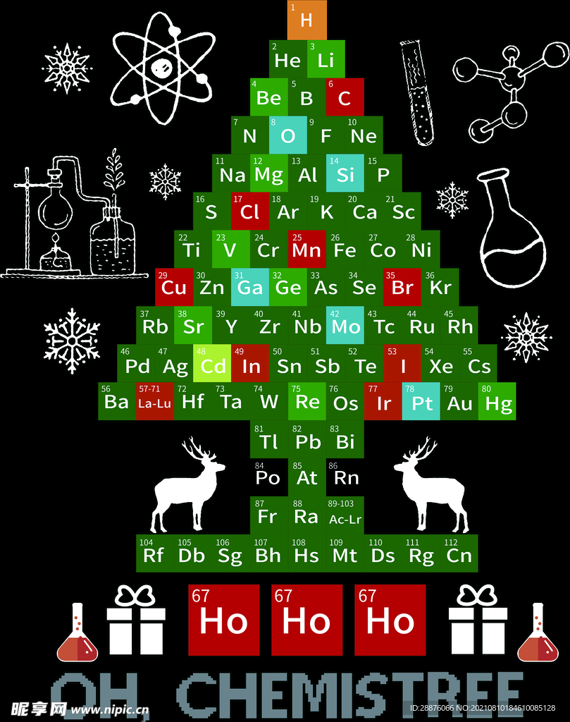 元素周期表圣诞树
