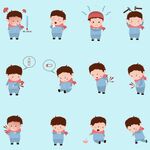 预防新冠插画