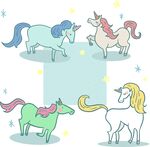 卡通独角兽