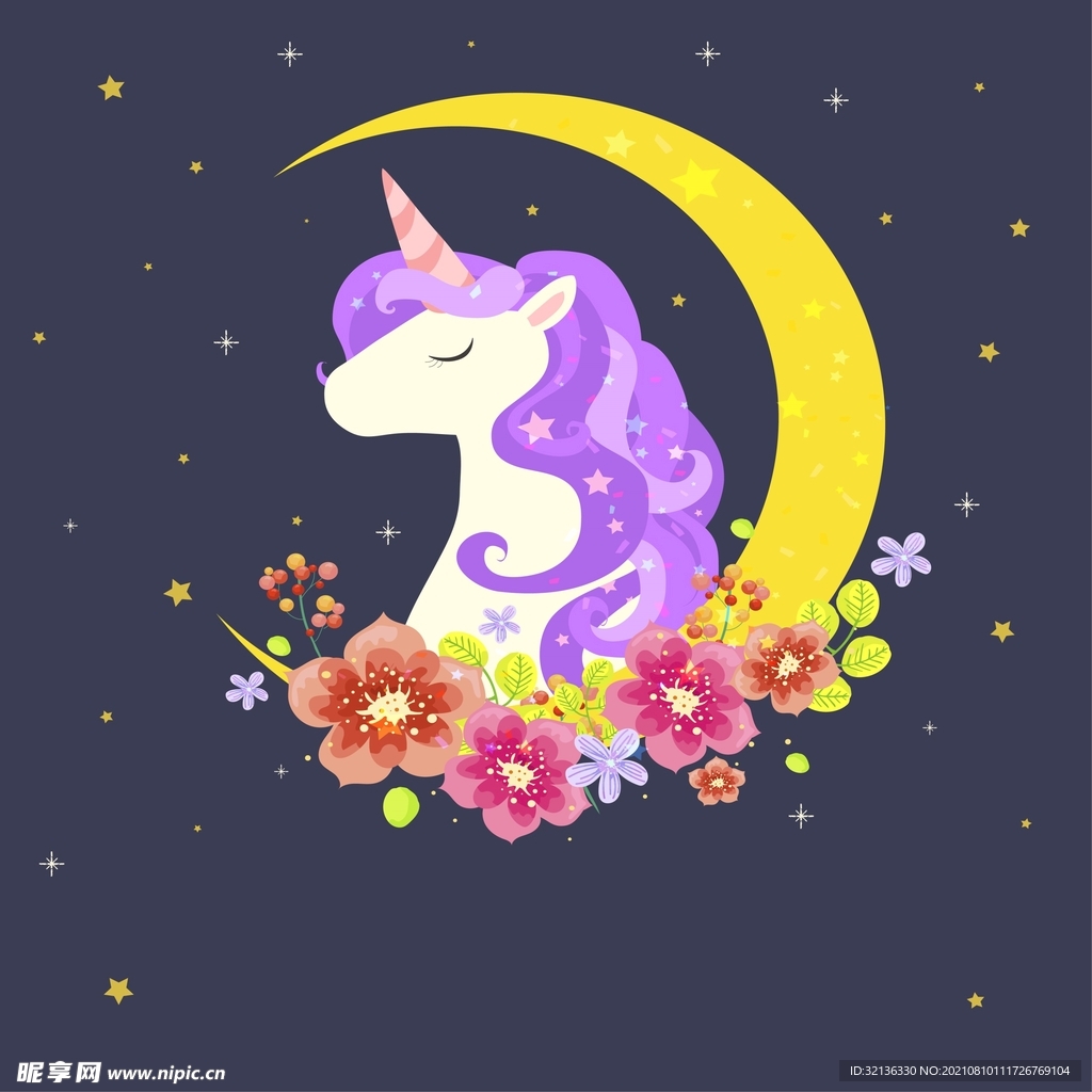 卡通独角兽