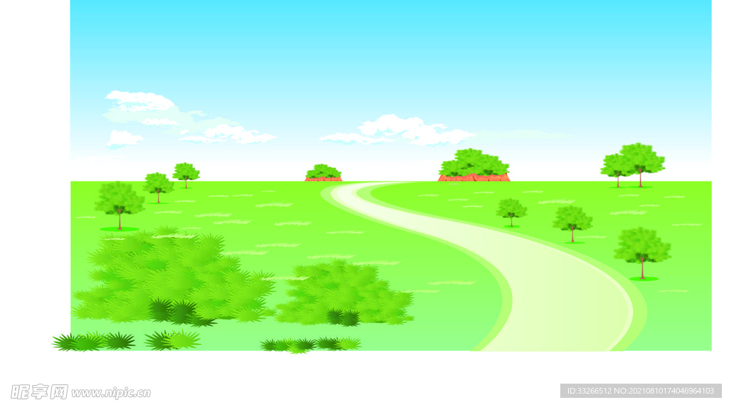 绿草地