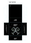 DRIP酒吧盒抽包装展开图