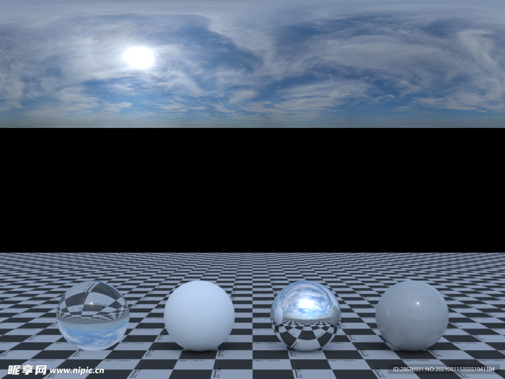 C4D天空贴图HDR贴图