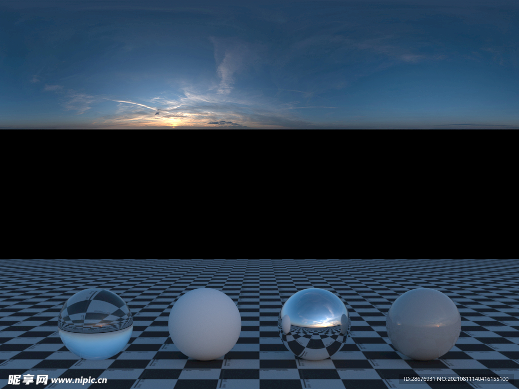 C4D天空贴图HDR贴图