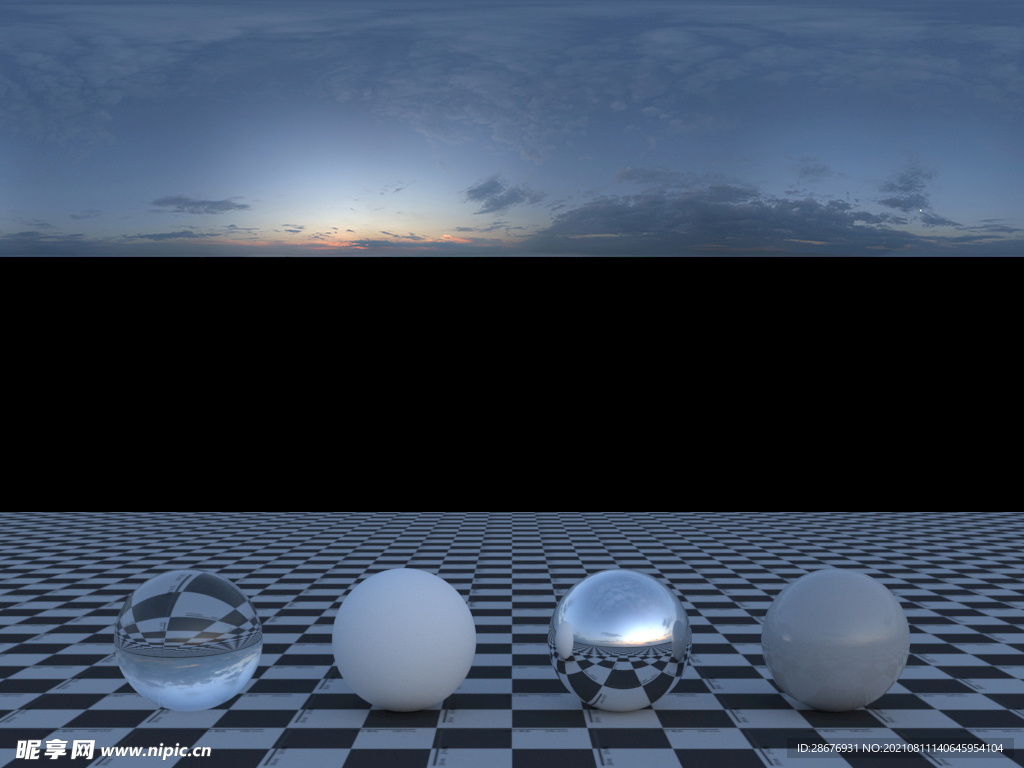 C4D天空贴图HDR贴图