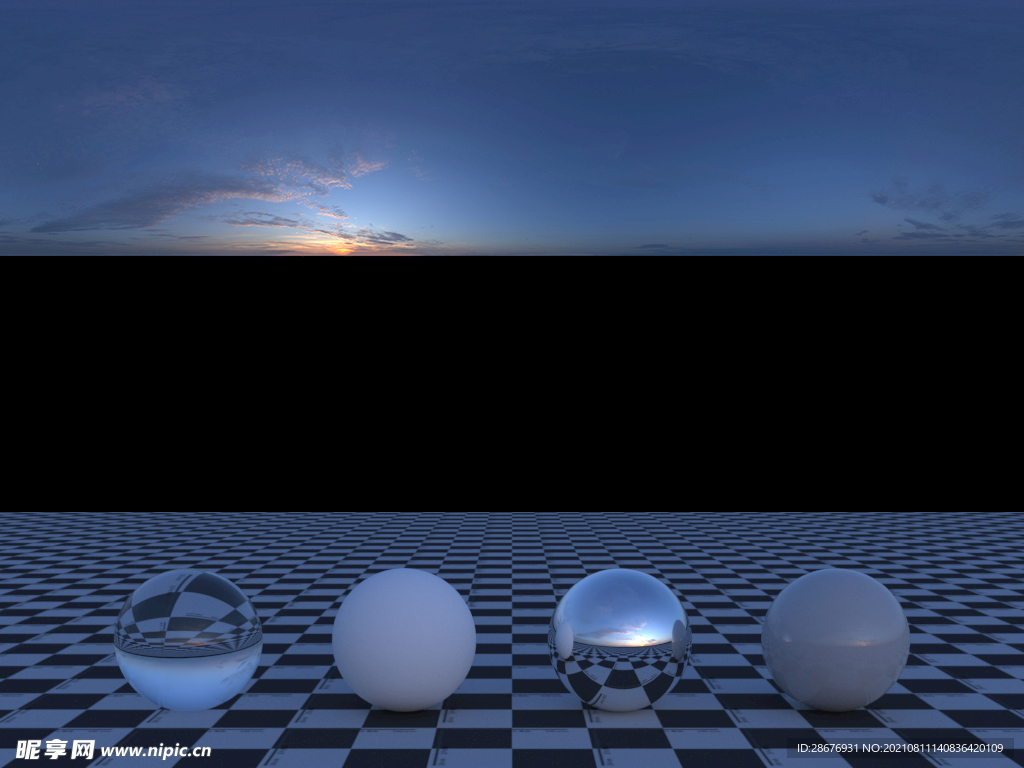 C4D天空贴图HDR贴图