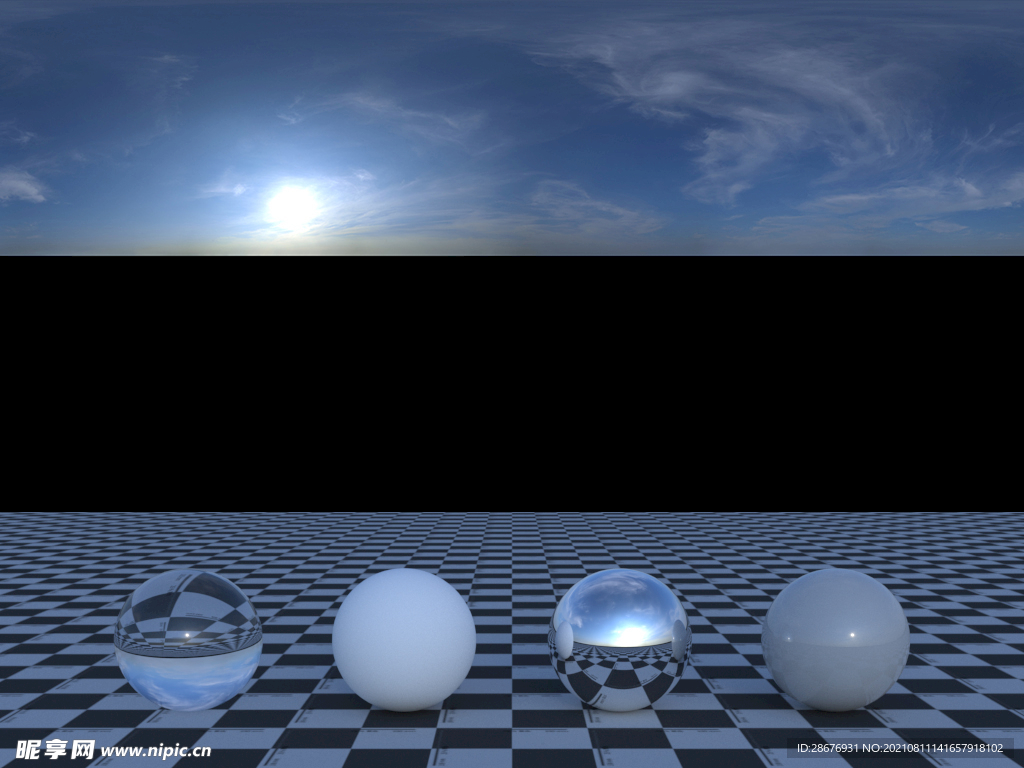 C4D天空贴图HDR贴图