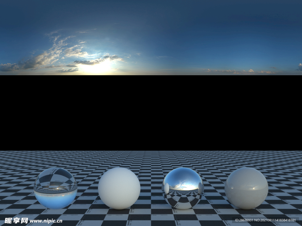 C4D天空贴图HDR贴图